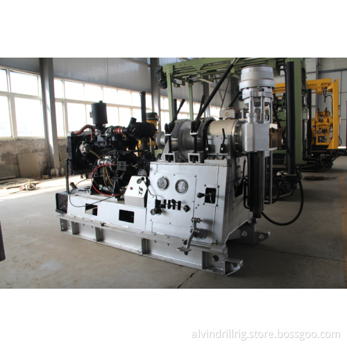 light weight aluminium alloy drilling rig XY-3T total weight 700kg,portable for hydro power, geological exploration